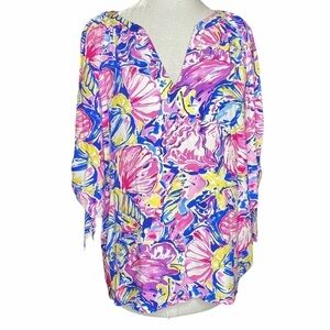 Pappagallo Tunic Top. Size Small